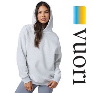 NWOT | Vuori | Women's Restore Oversized Hoodie | Pale Grey Heather | Medium